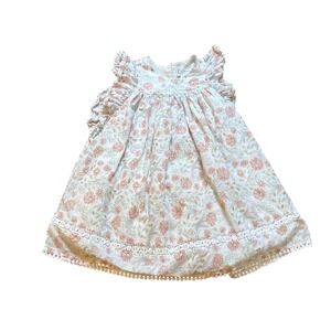 The Prairie by Rachel Ashwell Dress Kids Pink‎ Floral Boho Ruffle SIZE 2T
